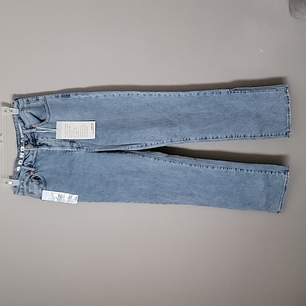 SONG 90s boyfriend jeans with ankle slit, 7